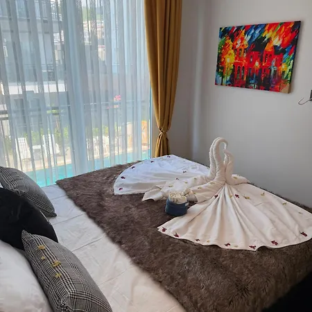 Apartman Okurcalar 126 M Havuzlu Bir Yatak Odali *